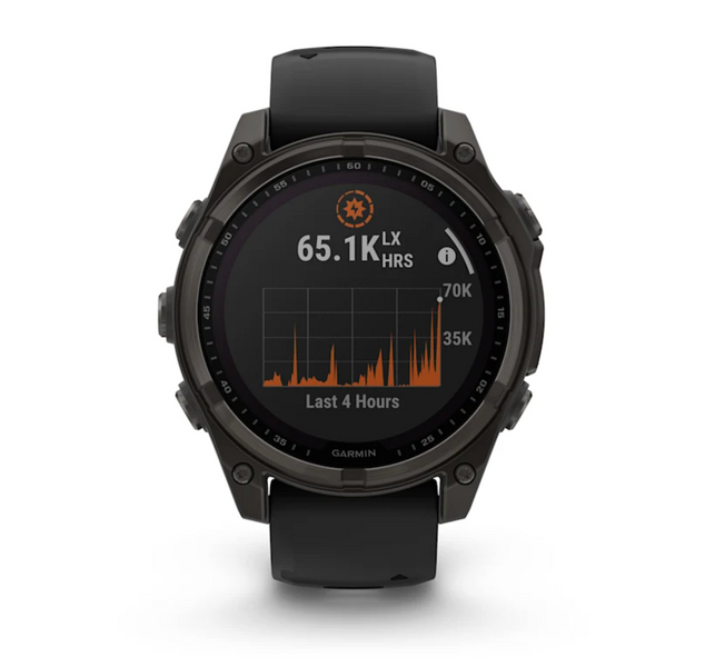 Garmin Fenix 8 &ndash; 47 mm Solar Sapphire Carbon Gray DLC Titanium 0100290610 01002906101 фото