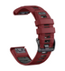 Ремінець силіконовий QuickFit Fenix 8 20 mm - Red Gray 21048319 фото