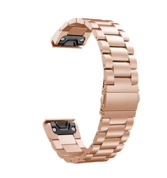 Сталевий ремінець 26 mm QuickFit - Rose Gold 21042010 фото