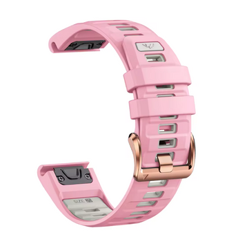 Ремінець силіконовий QuickFit Fenix 8 20 mm - Pink Gray 21048357 фото