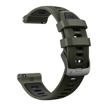 Ремінець силіконовій Quick Release 22 mm - Army Green 21044854 фото