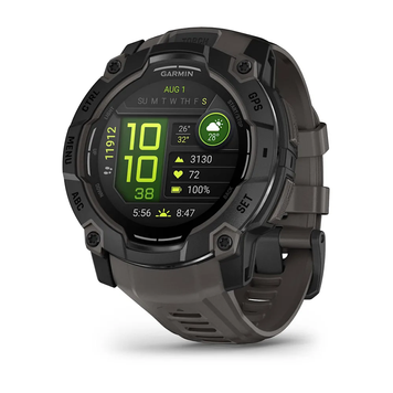 Garmin Instinct 3 &ndash; 50 mm, AMOLED Black with Charcoal Band 010-03020-00-1 фото