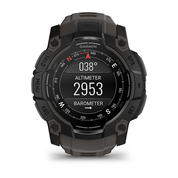 Garmin Instinct 3 &ndash; 50 mm, AMOLED Black with Charcoal Band 010-03020-00-1 фото