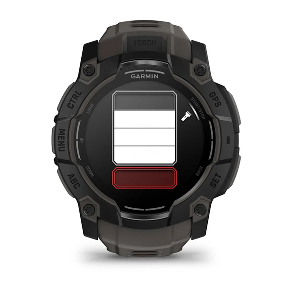 Garmin Instinct 3 &ndash; 50 mm, AMOLED Black with Charcoal Band 010-03020-00-1 фото
