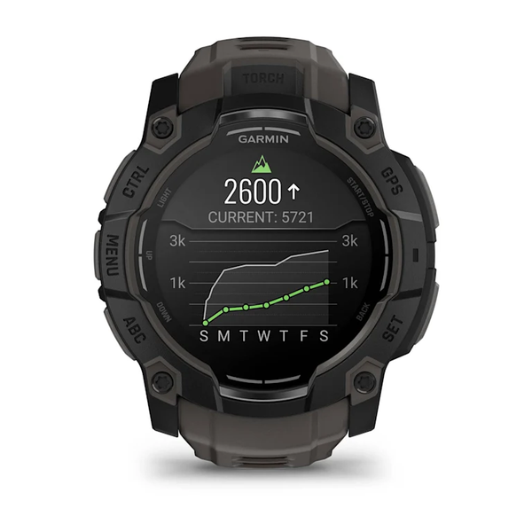 Garmin Instinct 3 &ndash; 50 mm, AMOLED Black with Charcoal Band 010-03020-00-1 фото