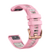 Ремінець силіконовий QuickFit Fenix 8 20 mm - Pink Gray 21048357 фото