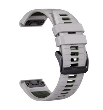 Ремінець силіконовий 26 mm QuickFit Fenix 7X Pro - Misty Gray Green 21043130 фото