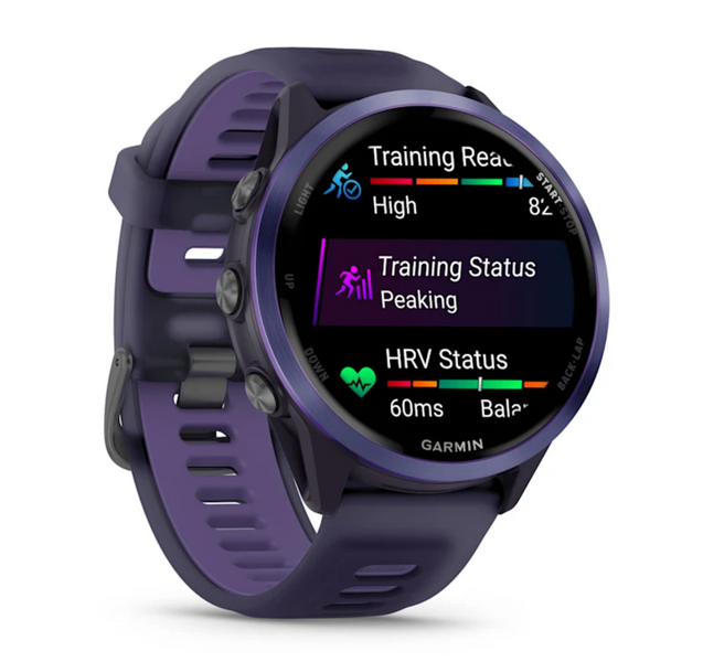 Garmin Forerunner 570 - 47mm Indigo Aluminum with Translucent Imperial Purple/Indigo Band 010-02971-02 фото