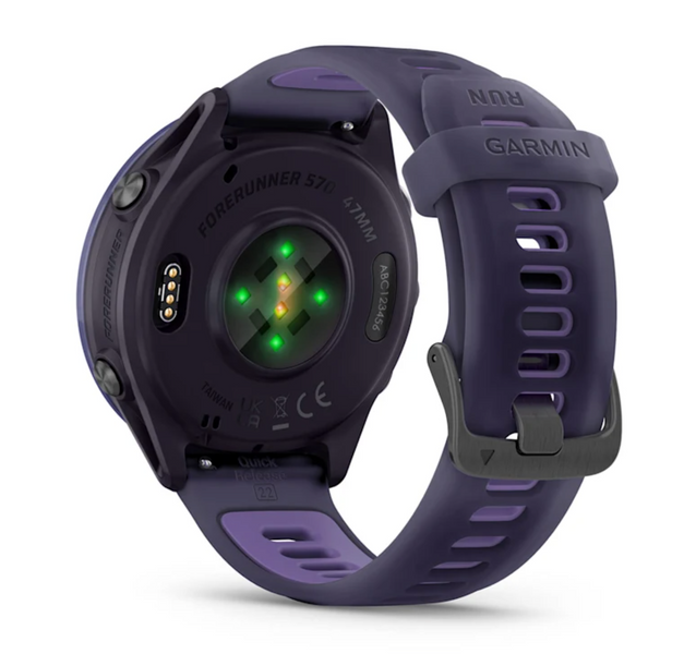 Garmin Forerunner 570 - 47mm Indigo Aluminum with Translucent Imperial Purple/Indigo Band 010-02971-02 фото