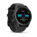 Garmin Fenix E &ndash; 47 mm AMOLED Slate Gray Steel with Black Silicone Band 010-03025-03 фото 3