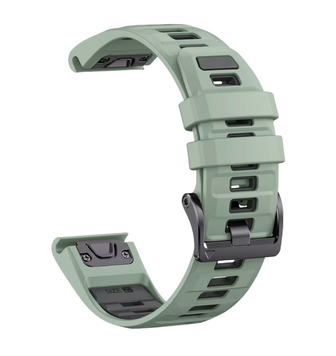 Ремінець силіконовий 22 mm QuickFit Fenix 8 - Grey Green/Gray 21044212 фото