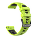 Ремешок силиконовый Quick Release 22 mm - Green Black 21044892 фото