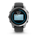 Garmin Fenix E &ndash; 47 mm AMOLED Stainless Steel with Black Silicone Band 010-03025-02 фото 10