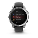 Garmin Fenix E &ndash; 47 mm AMOLED Stainless Steel with Black Silicone Band 010-03025-02 фото 6