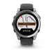 Garmin Fenix E &ndash; 47 mm AMOLED Stainless Steel with Black Silicone Band 010-03025-02 фото 2
