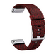 Жакардовий ремінець QuickFit 22 mm - Red Black/Silver 21043536 фото