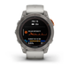 Garmin Fenix 7 Pro &ndash; Sapphire Solar Edition Titanium with Fog Gray/Ember Orange Band 010-02777-20 фото 2