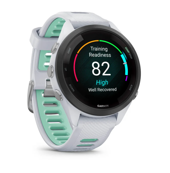 Garmin Forerunner 265S Black Bezel with Whitestone Case and Whitestone/Neo Tropic Silicone Band 010-02810-04 фото