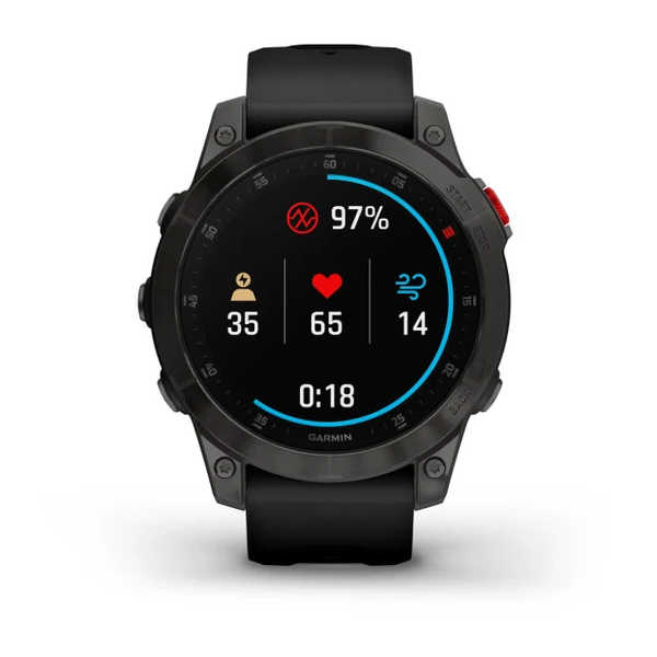 Garmin Epix (Gen 2) &ndash; Sapphire Edition | 47 mm Black Titanium 010-02582-10 фото