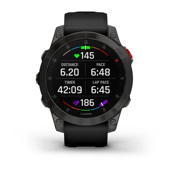 Garmin Epix (Gen 2) &ndash; Sapphire Edition | 47 mm Black Titanium 010-02582-10 фото