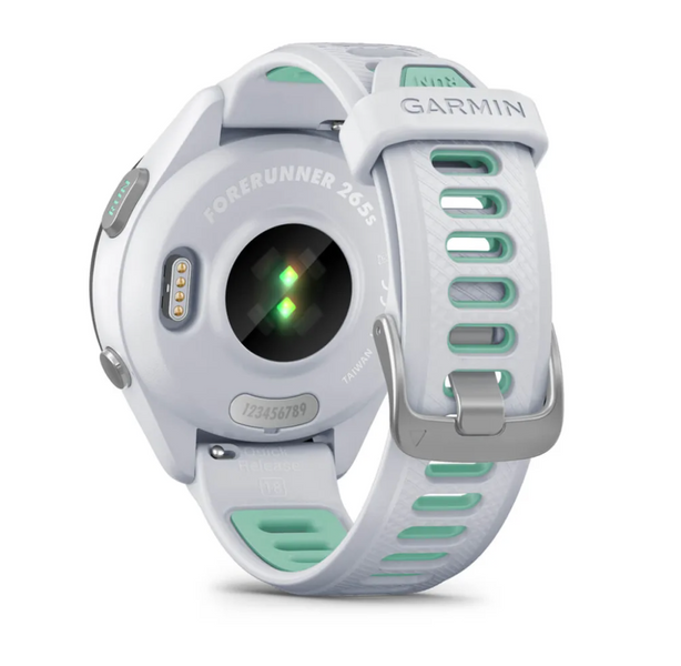 Garmin Forerunner 265S Black Bezel with Whitestone Case and Whitestone/Neo Tropic Silicone Band 010-02810-04 фото