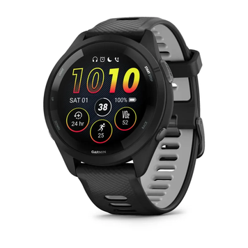 Garmin Forerunner 265 Black Bezel and Case with Black/Powder Gray 010-02810-00-1 фото