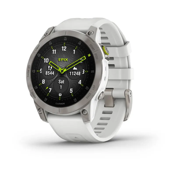 Garmin Epix (Gen 2) &ndash; Sapphire Edition | 47 mm White Titanium 010-02582-20 фото