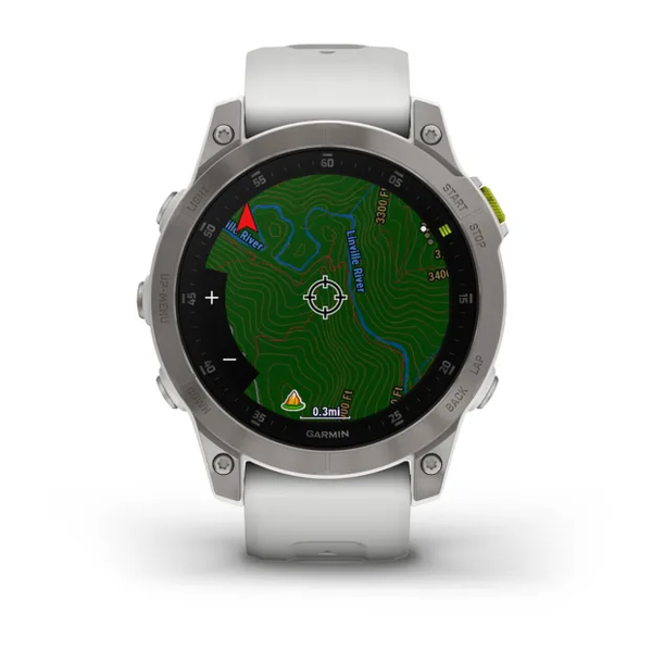 Garmin Epix (Gen 2) &ndash; Sapphire Edition | 47 mm White Titanium 010-02582-20 фото