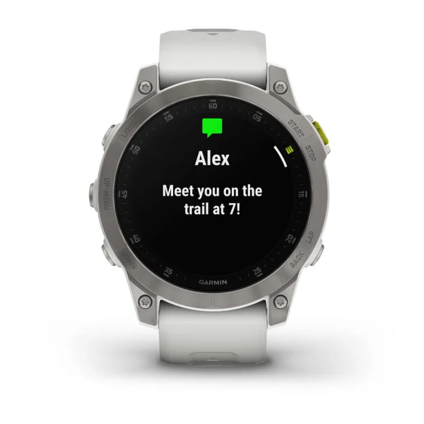Garmin Epix (Gen 2) &ndash; Sapphire Edition | 47 mm White Titanium 010-02582-20 фото