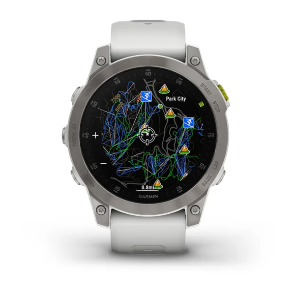 Garmin Epix (Gen 2) &ndash; Sapphire Edition | 47 mm White Titanium 010-02582-20 фото