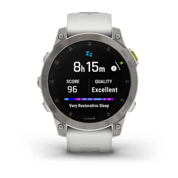 Garmin Epix (Gen 2) &ndash; Sapphire Edition | 47 mm White Titanium 010-02582-20 фото