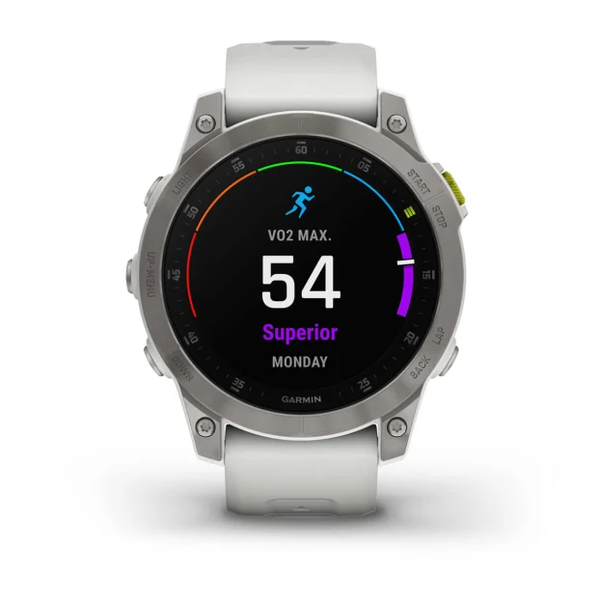 Garmin Epix (Gen 2) &ndash; Sapphire Edition | 47 mm White Titanium 010-02582-20 фото