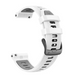 Ремешок силиконовый Quick Release 22 mm - White Grey 21044816 фото