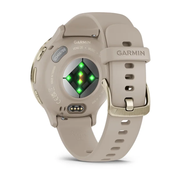 Garmin Venu 3S Soft Gold Stainless Steel Bezel with French Gray 010-02785-02 фото
