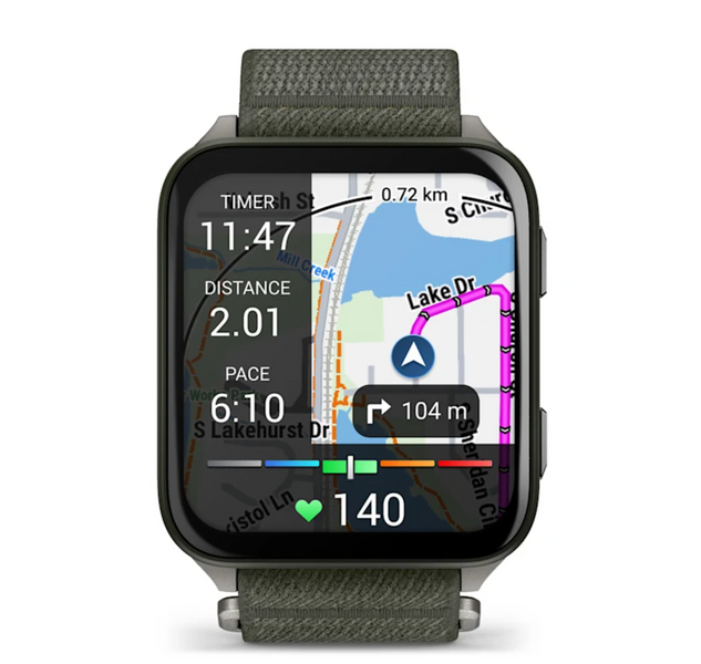 Garmin Venu X1 Moss with Titanium Caseback and Moss ComfortFit Nylon Band 010-02980-01 фото