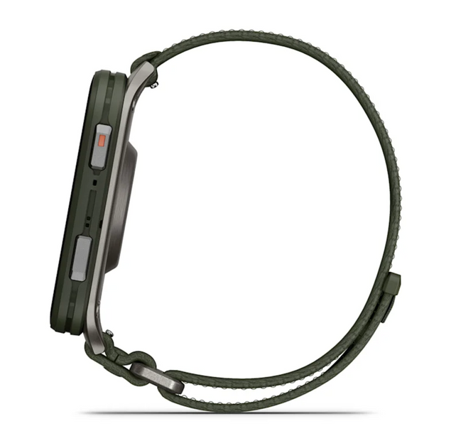Garmin Venu X1 Moss with Titanium Caseback and Moss ComfortFit Nylon Band 010-02980-01 фото