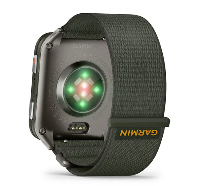 Garmin Venu X1 Moss with Titanium Caseback and Moss ComfortFit Nylon Band 010-02980-01 фото