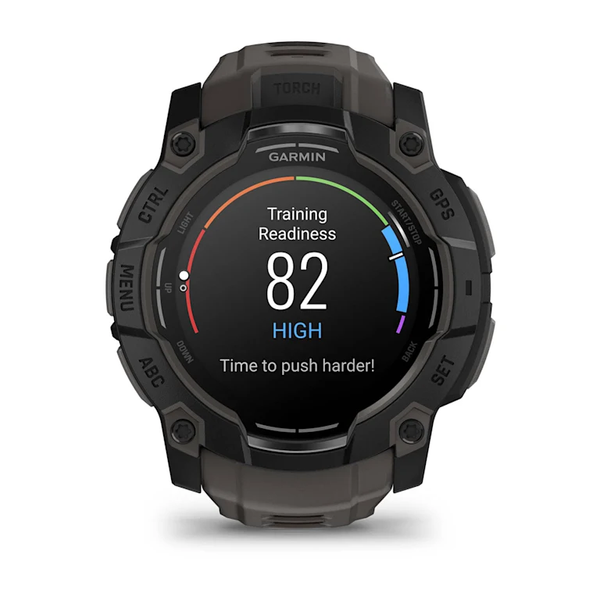Garmin Instinct 3 &ndash; 50 mm, AMOLED Black with Charcoal Band 010-03020-00 фото