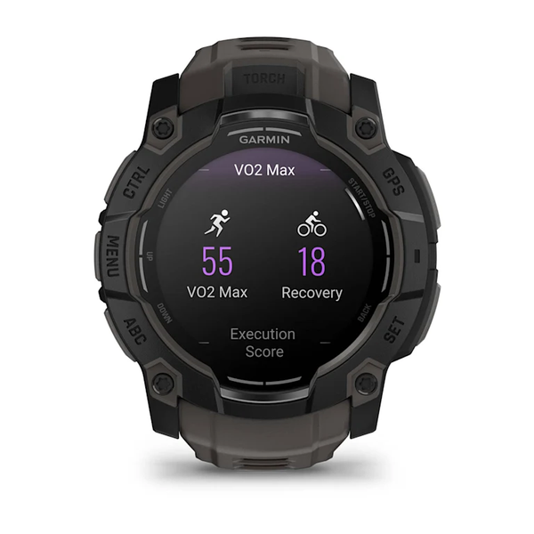 Garmin Instinct 3 &ndash; 50 mm, AMOLED Black with Charcoal Band 010-03020-00 фото