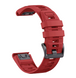Ремінець силіконовий 22 mm QuickFit Fenix 8 - Red 21044137 фото
