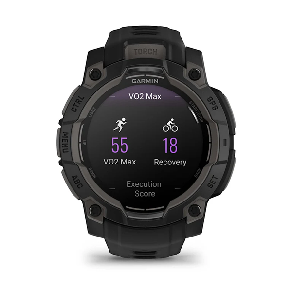Garmin Instinct 3 &ndash; 45 mm AMOLED Black with Black Band 010-02936-00 фото