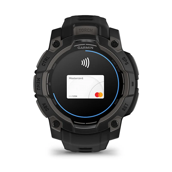 Garmin Instinct 3 &ndash; 45 mm AMOLED Black with Black Band 010-02936-00 фото