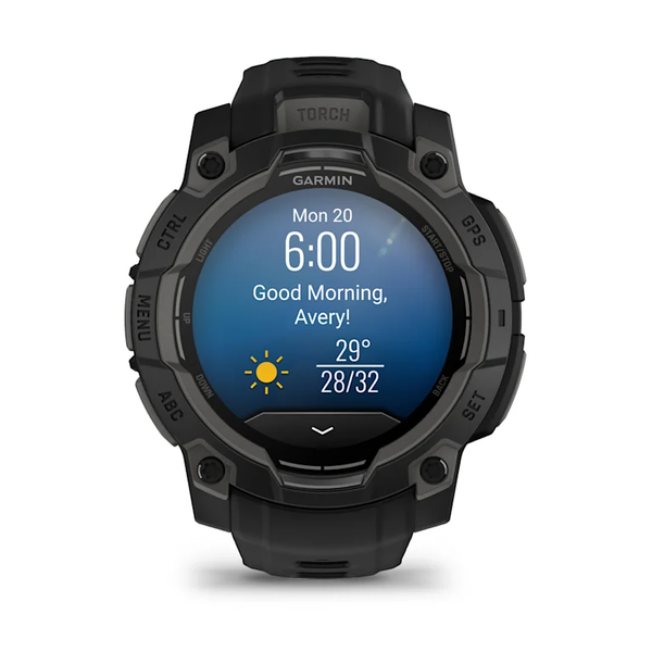Garmin Instinct 3 &ndash; 45 mm AMOLED Black with Black Band 010-02936-00 фото