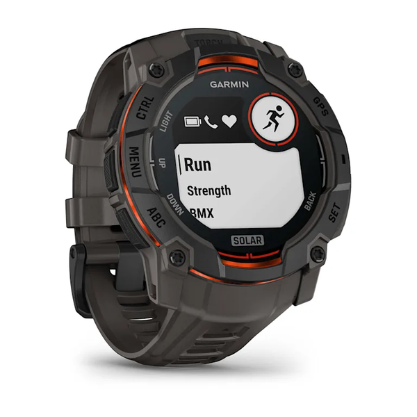 Garmin Instinct 3 &ndash; 50 mm, Solar Black with Charcoal Band 010-02935-00 фото