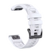 Ремінець силіконовий 22 mm QuickFit Fenix 8 - White 21044090 фото