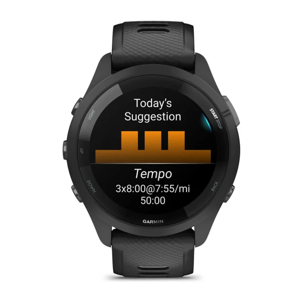 Garmin Forerunner 265 Black Bezel and Case with Black/Powder Gray 010-02810-00 фото