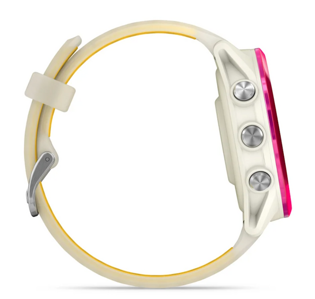Garmin Forerunner 570 - 42mm Raspberry Aluminum with Translucent Bone/Mango Band 010-02970-02 фото