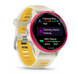 Garmin Forerunner 570 - 42mm Raspberry Aluminum with Translucent Bone/Mango Band 010-02970-02 фото 3