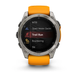 Garmin Fenix 8 &ndash; 51 mm AMOLED Sapphire Titanium with Spark Orange 010-02905-10 фото 6