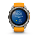 Garmin Fenix 8 &ndash; 51 mm AMOLED Sapphire Titanium with Spark Orange 010-02905-10 фото 2